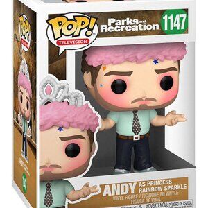 Funko Pop! Andy as Princess Rainbow Sparkle #1147 – The Office – NEW